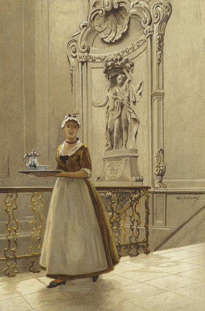 Scala in una casa benestante, c.1740 da Willem II Steelink